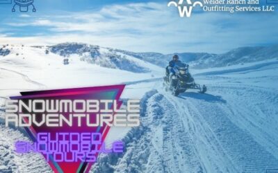 Experience the Thrill of the Snow with Welder Ranch and Outfitting Services Full-Day Snowmobile Ride.