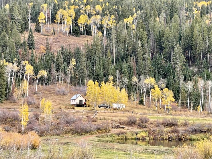 The Cabin at Welder Ranch and Outfitters in Fall